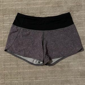 grey lululemon shorts